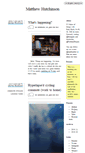 Mobile Screenshot of matthewhutchinson.net