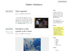 Tablet Screenshot of matthewhutchinson.net